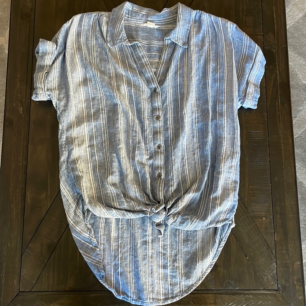 Madewell Tie Shirt